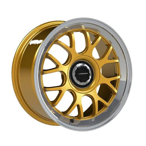 Amazon.com: Vision 478 Alpine 20x8.5 5x100/5x115 +35mm Gold Wheel